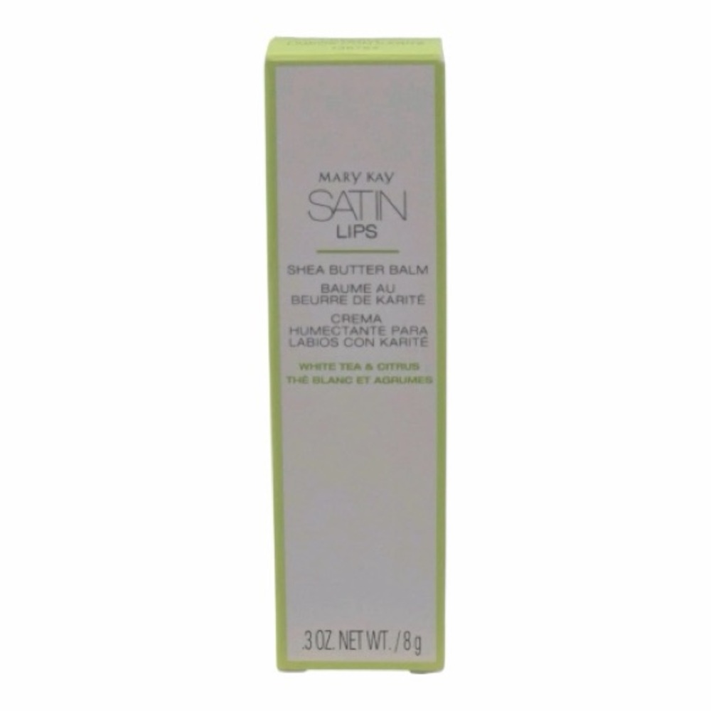 Mary Kay Satin Lips White Tea & Citrus Shea Butter Balm .3oz NEW